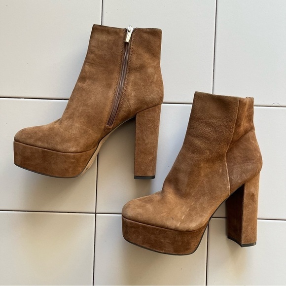 Vince Camuto Leslieon Suede Boots - Picture 2 of 5
